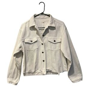 POL cream corduroy jacket size small